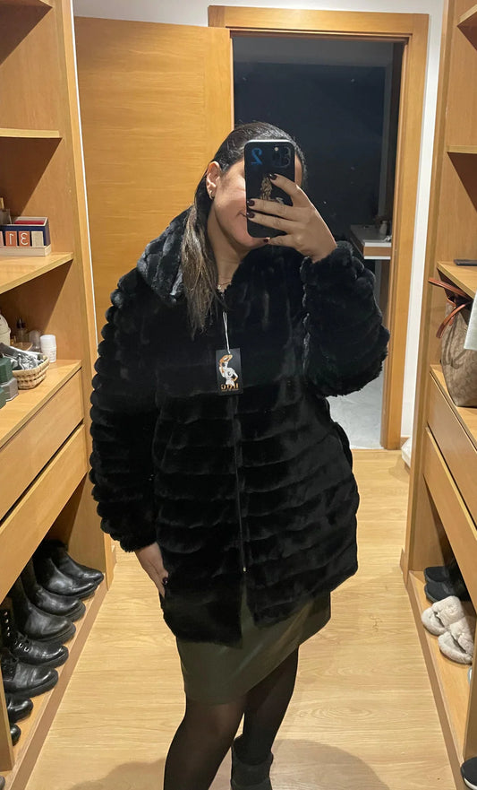 Manteau Fourrure bouffant