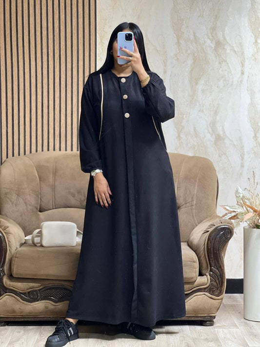 Robe Longue avec bouton