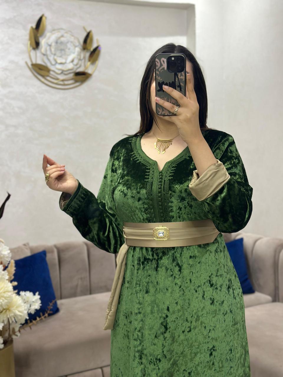 Caftan avec ceinture