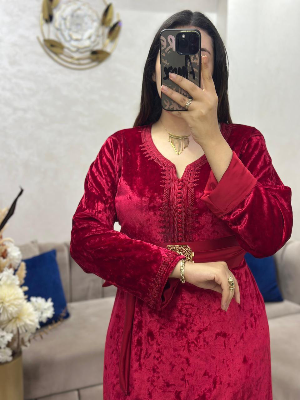 Caftan avec ceinture